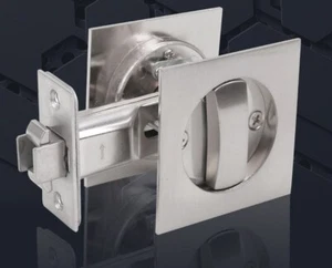 Sliding Door Lock Bedroom Kitchen Toilet Patio Door Invisible Gate Latch Mortise - Picture 1 of 7