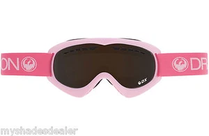 Nuevas gafas negras de esquí de nieve Dragon Alliance DX marcos rosa mate/lentes de humo - Imagen 1 de 1