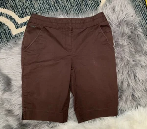Cutter & Buck Bermuda Walking Shorts Woman’s Size US 8 EUR 38 Brown - Picture 1 of 7