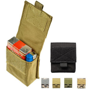 Tactical Cigarette Pouch Molle Small Military Bag Battery Cigarette Case Utility