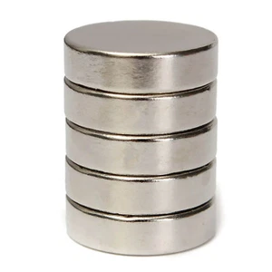 5pcs Very Strong 14mm x 5mm Rare Earth NdFeb Thick Disc Round Neodymium Magnets - Picture 1 of 3