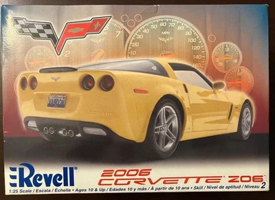 Kit modelo Revell monograma Chevrolet Corvette C6 Z06 LS7 escala 1/25 plástico HTF - Imagem 1 de 4