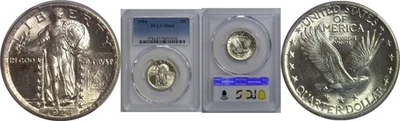 1924 Standing Liberty Quarter   PCGS MS-63 - Image 1 of 3