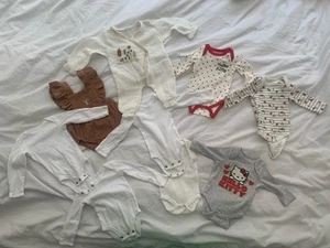 9 Different Newborn Clothes Unused. Carters From USA -and Hello Kitty And Rest - Picture 1 of 10