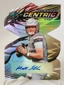 2024 Leaf Eclectic X-Centric Silver Auto Matthew Sluka /10 SSP RC James Madison - Picture 1 of 2