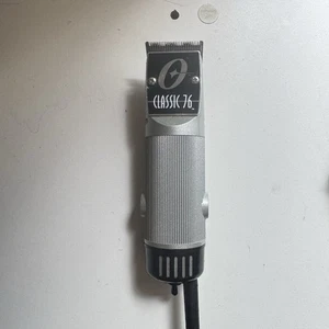 Oster Classic 76 Hair Clipper Professional Pro Salon Brushed Aluminum, Used - Picture 1 of 3