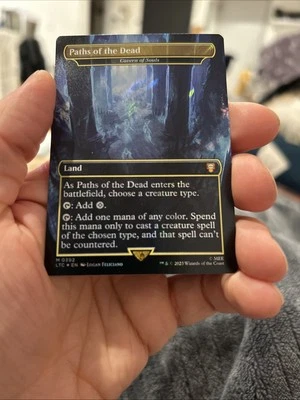 MTG Lord Of The Rings Damaged Surge Foil Paths Of The Dead - Cavern Of Souls - Image 1 of 4