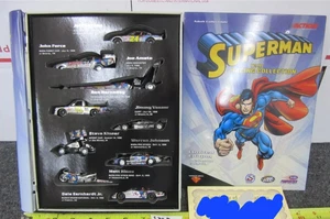SUPERMAN TEAM racing collection 9 NASCAR NHRA ACTION 1:64 scale Cars NO COA - Picture 1 of 5
