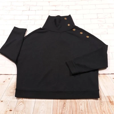 Brunello Cucinelli 羊绒毛衣意大利制造纽扣女式 M 宽鬆版型 — 第 1/4 张图片