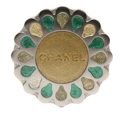 CHANEL Brooch Silver Multicolor Metal Women's GZl1daxu - Image 1 of 4