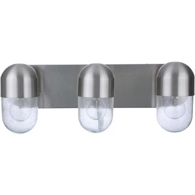 Tocador de baño hecho a mano 55003-BNK píldora luz níquel pulido cepillado Foto 1 de 2