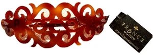 France Luxe Élysée Barrette Hair Clip Warm Brown Tortoise Shell Color ~ NWT - Picture 1 of 4
