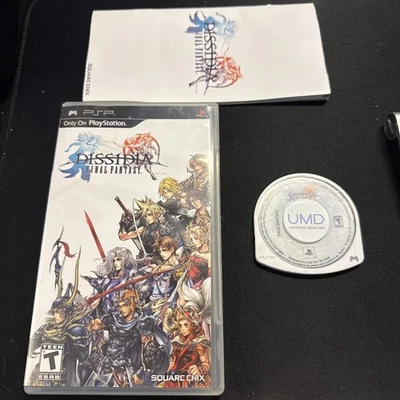 Dissidia Final Fantasy (Sony PSP, 2009) Completo CIB con Manual Foto 1 de 2