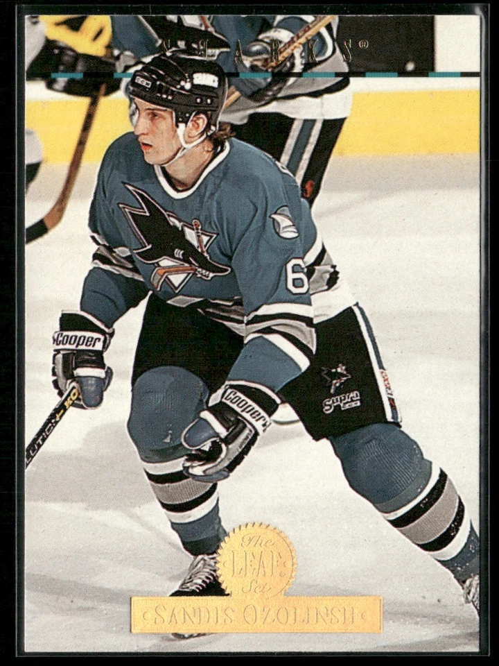 1994-95 LEAF SANDIS OZOLINSH SAN JOSE SHARKS #169 - Image 1 of 3