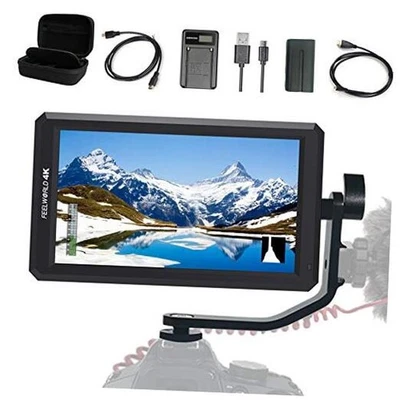  F6 + аккумулятор + зарядное устройство + микро и мини HDMI шнуры 5,7 дюйма FHD IPS на камере  - Изображение 1 из 4