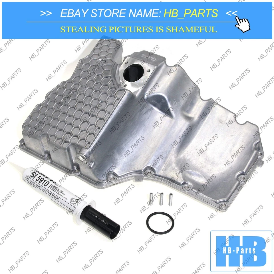 Aluminium Lower Engine Oil Pan 06L103598R Fits VW Touareg AUDI A4 A5 A6 Q5 2.0T Foto 1 de 4