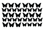 60 Second Makeover Limited Pack Of 35 Vinyl Butterfly Butterflies Stickers Car B