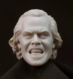 2137 Jack Nicholson "THE SHINING" UNPAINTED HEAD SCULPT Action figures 1/6 Scale - Foto 1 di 3