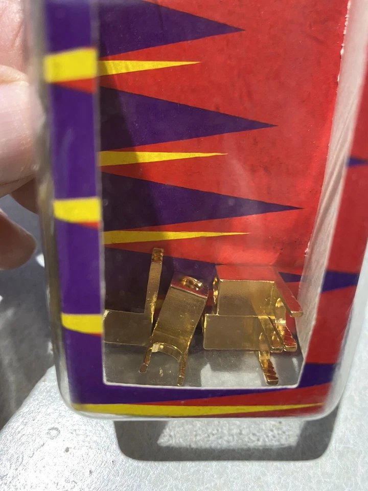 Rockford Fosgate Rp6210 8 Awg Allen Screw Mounted Gold Plated Fork Terminals (4) - Image 1 of 4