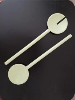 JUEGO PARA SERVIR ENSALADAS/PIEZAS GUZZINI VERDE LIMA NUEVO Foto 1 de 2