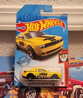 Hot Wheels '18 Dodge Challenger SRT Demon 234/250 2020 Mainline A - Image 1 of 3