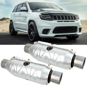 For Jeep Grand Cherokee Pair 2.5" Inlet/Outlet Catalytic Converter EPA Approved  - Picture 1 of 14
