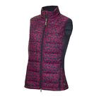 Green Lamb Ladies Teflon™ Quilted Gilet in Navy &  Pebble Print SAVE 20% OFF RRP