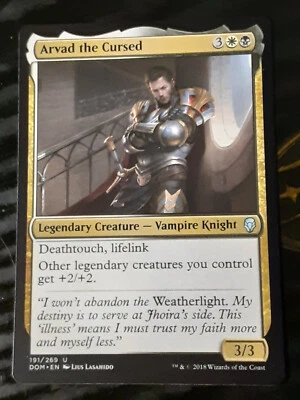 Arvad the Cursed , Dominaria , Near Mint , MTG , FREE SHIPPING - Image 1 of 3