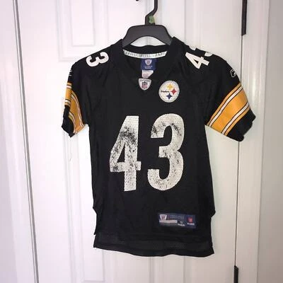 Camiseta Pittsburgh Steeler Polamalu pequeña (8) NFL Foto 1 de 4