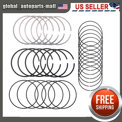 Conjunto de anel de pistão para 2010 2011 2012-2014 Acura MDX ZDX TL RL V6 3.7L 13011RKGE02 - Imagem 1 de 4