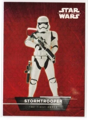 2015 Star Wars The Force Awakens Series One Character Stickers #6 Stormtrooper - Image 1 of 2