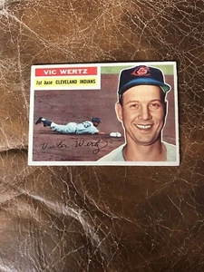 1956 TOPPS #300 VIC WERTZ CLE INDIANS— CREASE FREE💥*** (wph) - Picture 1 of 3