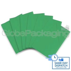 100 SHEETS OF GREEN COLOURED ACID FREE TISSUE PAPER 375mm x 500mm *HIGH QUALITY* - Picture 1 of 6