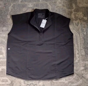 FIGS Scrub Top Women's Sz XL technical  Sleeveless Black Nurse Medical  - Picture 1 of 7