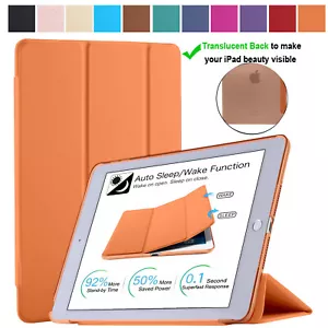 iPad 9.7 4 3 2 10.2 Case A1458 A1459 A1416 A1395 A2270 A2197 Slim Cover Orange - Picture 1 of 97