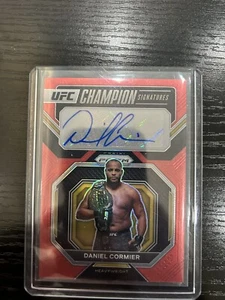 2023 Panini Prizm UFC Daniel Cormier Champion Signatures Red #92/99 CS-DCM Auto - Picture 1 of 3
