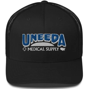 UNEEDA Medical Supply Embroidered Hat - Return Of The Living Dead Trucker Cap - Picture 1 of 10