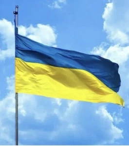 Bandiera Ucraina 3x5Ft semplice qualità premium banner casa ucraina - Foto 1 di 2