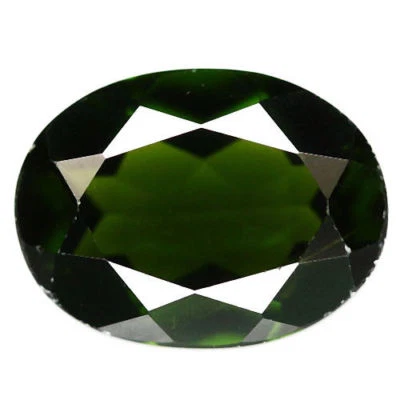 SHOLA Echt 1,73 Ct Natürlicher Chrom Diopsid aus Russland, Diopside - Bild 1 von 2