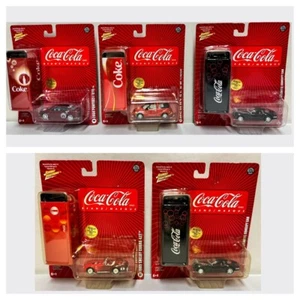 LOT OF 5 Johnny Lightning - Coca-Cola Collection - GTO, PT, Concept, Shelby - Picture 1 of 12