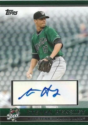 (HCW) 2011 Topps Pro Debut Prospect STEVEN HENSLEY Auto Signature 01322 - Image 1 of 2