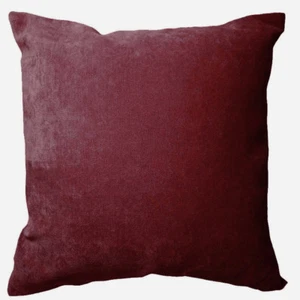 Ma25a Maroon Velvet Style Cotton Blend Cushion Cover/Pillow Case*Custom Size - Picture 1 of 7