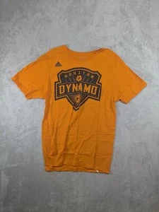 MLS Houston Dynamo Orange Men's Large Orange T-Shirt - Picture 1 of 5