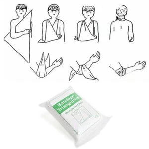 Triangular Bandage Arm Sling Emergency First Aid Survival bandage U3S2 H0 J5S4 - Picture 1 of 9