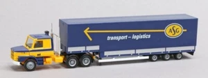Herpa 317191 Scania 142 Hauber Jumboplanensattelzug ASG - Bild 1 von 4