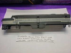 AS IS SHELL ONLY ATHEARN ALCO PA-1 LOCOMOTIVE DUEL HEADLIGHTS  NEW YORK CENTRAL  - Picture 1 of 12