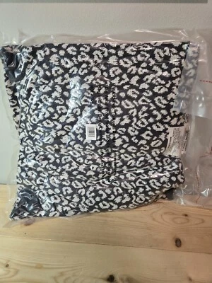 Opalhouse Textured Woven Animal Pattern Square Throw Pillow Black/Cream New*    - Image 1 of 4