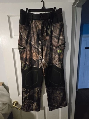 Under Armour Pants Mens XL Realtree Xtra Camo Scent Control Hunting Fleece Lined - Image 1 of 4
