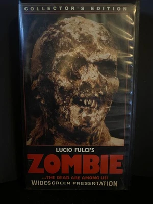 Zombie (VHS, 1998) Collector's Edition, RARE, Lucio Fulci, Widescreen - Image 1 of 3