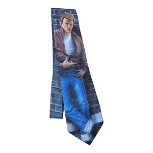 Vintage 1995 Jame Dean - The Legend Novelty Tie Ralph Marlin Polyester - Picture 1 of 8